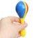 Rattle "Marakas", color mix, crush me