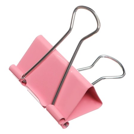 A set of paper clamps is 19mm, 12 pieces, 4 colors, in a cardboard box-3