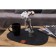Serving napkin on the table "Gray", 33.5 × 38.4 cm, thickness 4 mm, color black