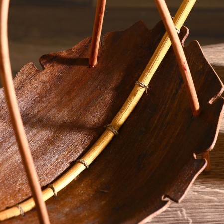 CLAFT CLAFT dish, rattan 40x20x30 cm-2