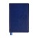 Dated diary of 2025, A5, 168 sheets in a ruler, leatherette "Nebraska", silver cut, blue