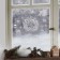 Stick for windows "New Year's Wreath", reusable, 50 x 70 cm, new year