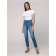 Women's jeans with a high landing CONTE Elegant Mom Fit, size M, color Mid Blue