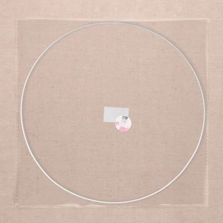 The basis for the macram "Circle", metal, d = 40/40.8 cm, white color-2