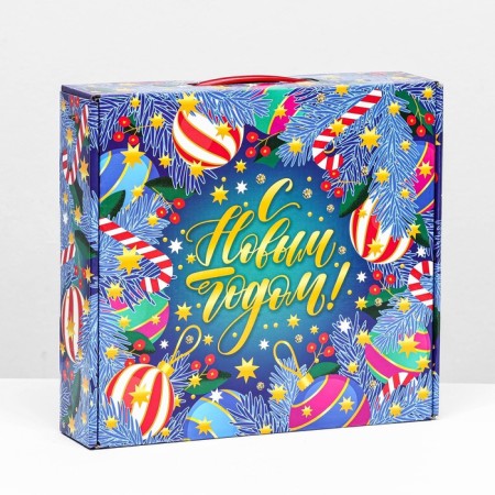 Gift Folding Box "Indigo" 26 x 24.5x6 cm