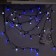 Garland “thread” 20 m with nozzles “balls 1.5 cm”, IP44, dark thread, 200 LED, white-blue glow, blinking, 220 V