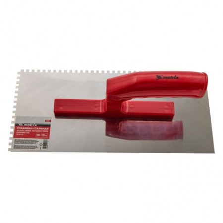 MATRIX 86780 ironing iron, stainless steel, plastic handle, 4x4 mm tooth, 280x130 mm-1