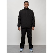 Спортивный костюм мужской, размер 52, цвет чёрный