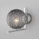 Sconces with a glass ceiling Shape, 60W, E14, 28x20x25 cm