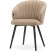 Banbu Velutto 05 Metal/velor, black/beige 54x50x76 cm.