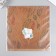 Scrapbooking Kraft "Leaves" density 180 g 30.5x32 cm