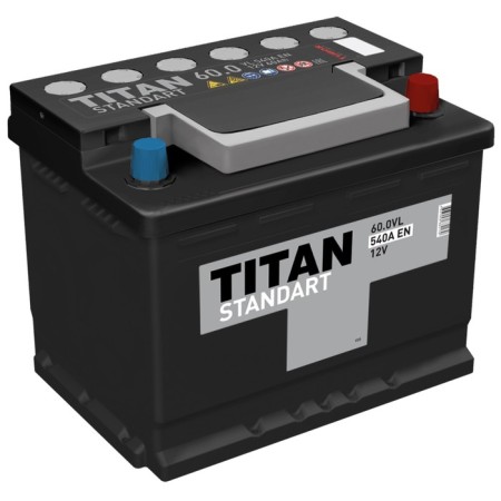 Titan Standart 60 Ah, reverse polarity