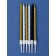 Candles in the cake "Festive magic", 6 pcs, white, black, golden