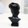 Kashpo - organizer "Bust David" black with gold, 9x17x8.5cm