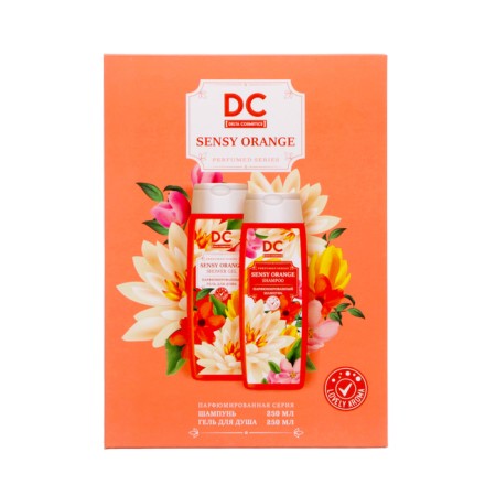 Gift set women Sensy Orange, shower gel, 250 ml + shampoo, 250 ml-4