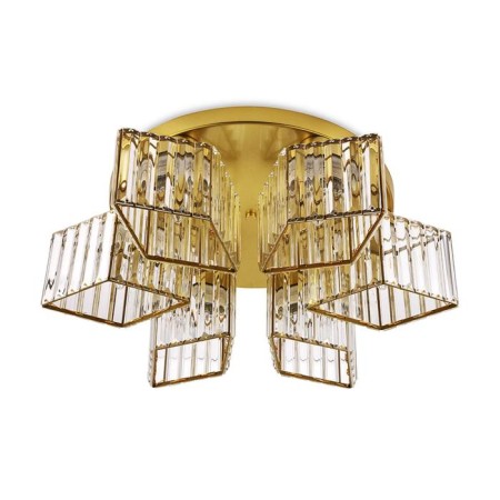 Ambrella Light Traditional, 6x40W E27 chandelier, gold color-1