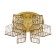 Ambrella Light Traditional, 6x40W E27 chandelier, gold color