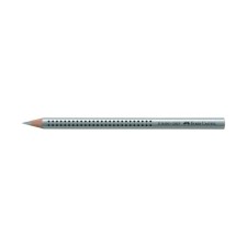 Color Faber-Castell Jumbo Grip in a three-sided case, silver