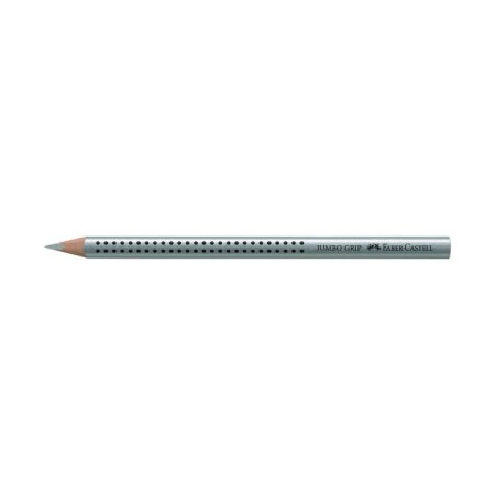 Color Faber-Castell Jumbo Grip in a three-sided case, silver