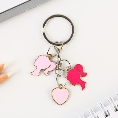 Key keychain "Only Pink", 2.5 x 9 cm-2