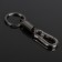 Cartage keychain, clamp, dark chrome