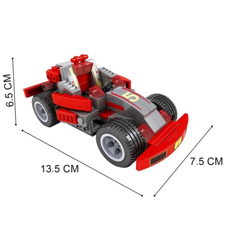 Constructor Racing Super General Keyixing Assembling Master, 3 in 1, 143 details, 6+-2