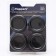 Anti -vibration stands for Topperr washing machines, black