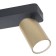 Stitch Mantra Sal, GU10, 2x10W, 250x97x130 mm, black color
