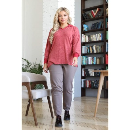 Female pulver, size 54, red color-14