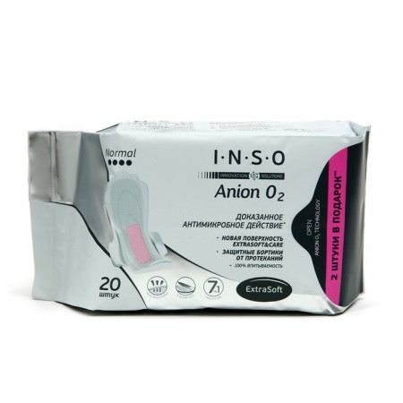 Gaskets "Inso" Anion O2, Normal, 20 pcs.