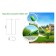 Builder for flowers, d = 30 cm, h = 120 cm, leg d = 1 cm, metal, green