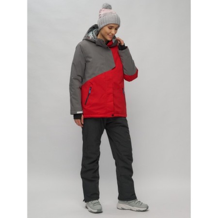 Ski suit female, size 54, red color-28