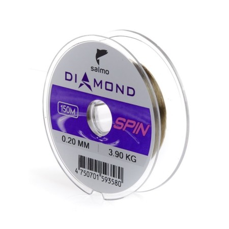 Monophile Salmo Diamond Spin Fine, diameter 0.2 mm, test 3.9 kg, 150 m, light green