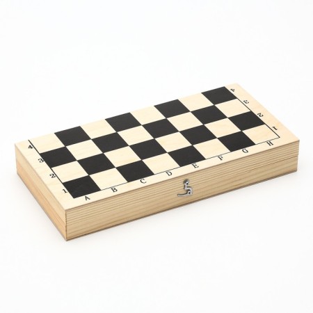 Wooden chess everyday 29.8 x 29.8 cm, King H-7.2 cm, Pig H-4.5 cm-5