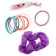 Hair gum, 10 pieces, cats aristocrats