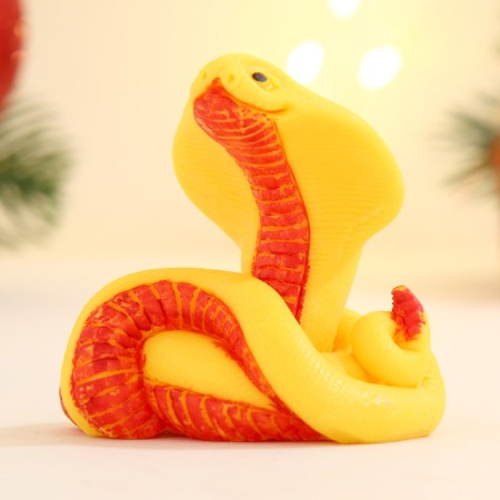 Figure soap "Snake of Kobryusha" yellow, 40g