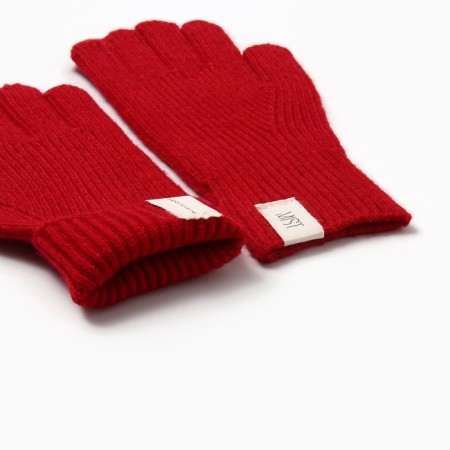 Women's gloves MIST with fingers, rr 25cm, burgundy-10