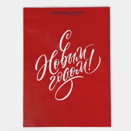 Laminated vertical packet "C NG", L 28 x 38 x 9 cm, New Year-6