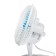 Fan Luazon LOF-04, desktop, 15 watts, 15 cm, 2 modes, plastic, blue and blue