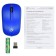 Mouse call 525MW black/blue optical (1000DPI) wireless USB for laptop (3but)