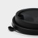 A plastic disposable lid for a glass, with a valve, a pet, d = 9 cm, the color is black, 50 pcs/un