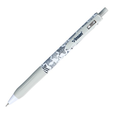 Automatic ballpoint handle 0.7mm blue oil, vinson, razin. Keep. (barcode on a piece) 10534-2