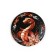 Pocket mirror "snake", diam. 7 cm