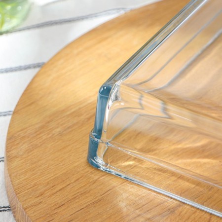 Form for baking and baking of heat -resistant glass, 36.7 × 25.7 × 6 cm-3