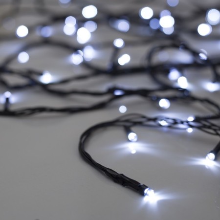 Garland “thread” 20 m, IP20, dark thread, 200 LED, white glow, 8 modes, 220 V-1