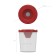 A glass - a non -multened non -m about 200 ml, Erichkrause Classic, Red