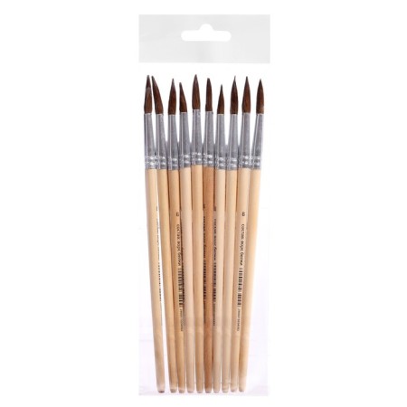 Squirrel Brush Round No. 8, handle tree-2