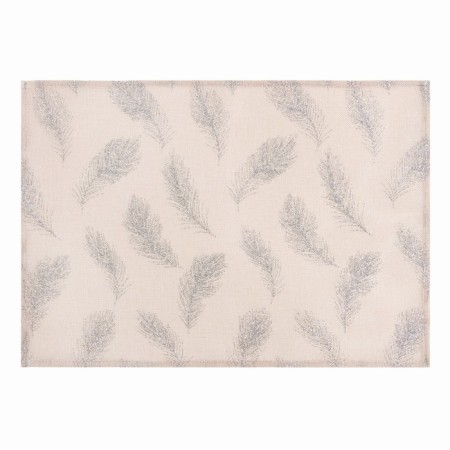 Sulfat "feathers" silver 30*45cm, 100% p/e-1