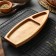 Menzhitsa "Boat", 2 sections, d = 30 × 1 cm, birch