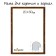 Frame for paintings (mirrors) 21 x 30 x 1.2 cm, plastic, calligrata pkm, dark nut